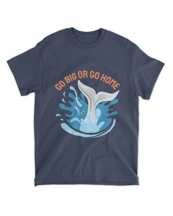 Go Big or Go Home, Swimming T-Shirt, Swimming Tank Top, Swimming Shirt for Summer