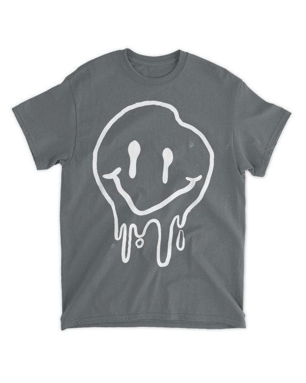 Cool Melting Smiling Face Emojicon I Melting Smile T-shirt