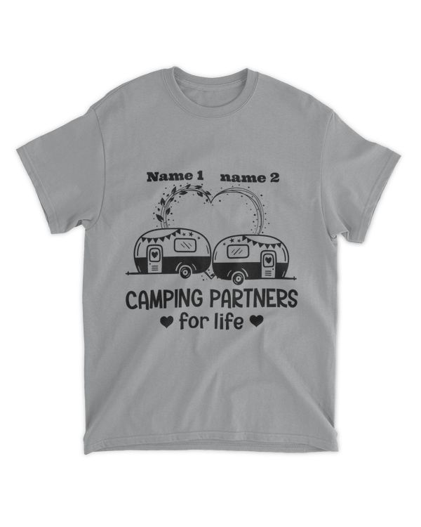 Camping Partners Couple Custom