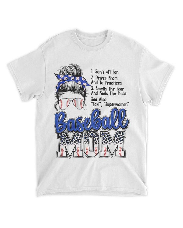 Baseball Mom Son's Fan
