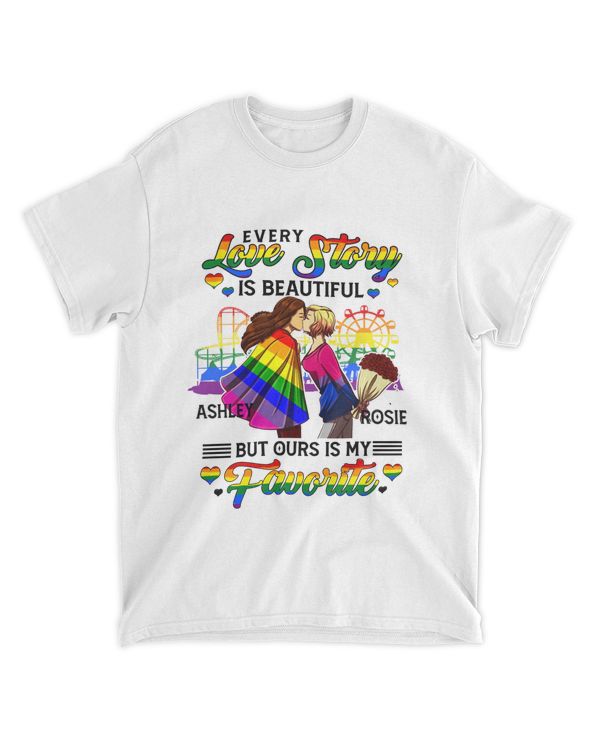 RD LGBT Every Love Story Is Beautiful shirt