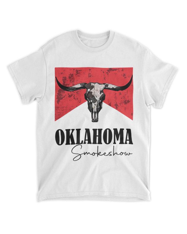 Boho Bull Skull Cow 2Oklahoma Smokeshow Western Country 22