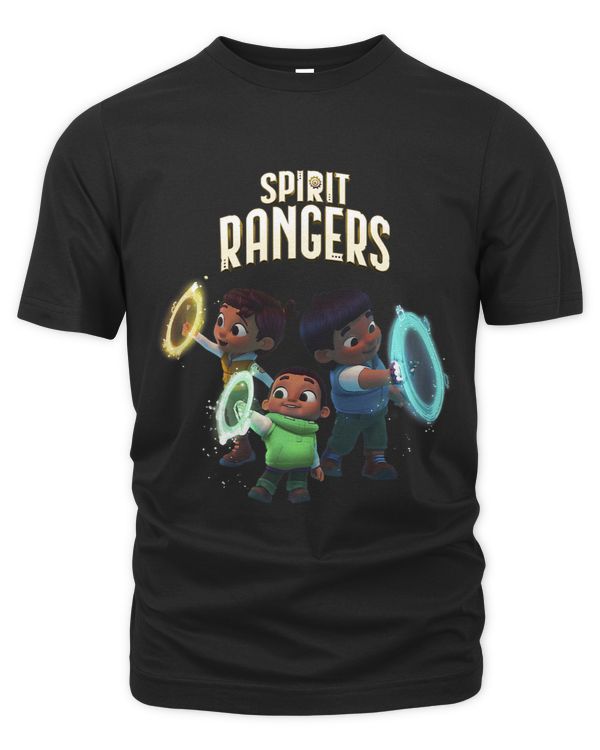 Spirit Rangers Group Shot Magic Transformation Logo