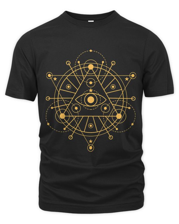 Sacred Geometry Magic Eye Mandala Abstract Geometric