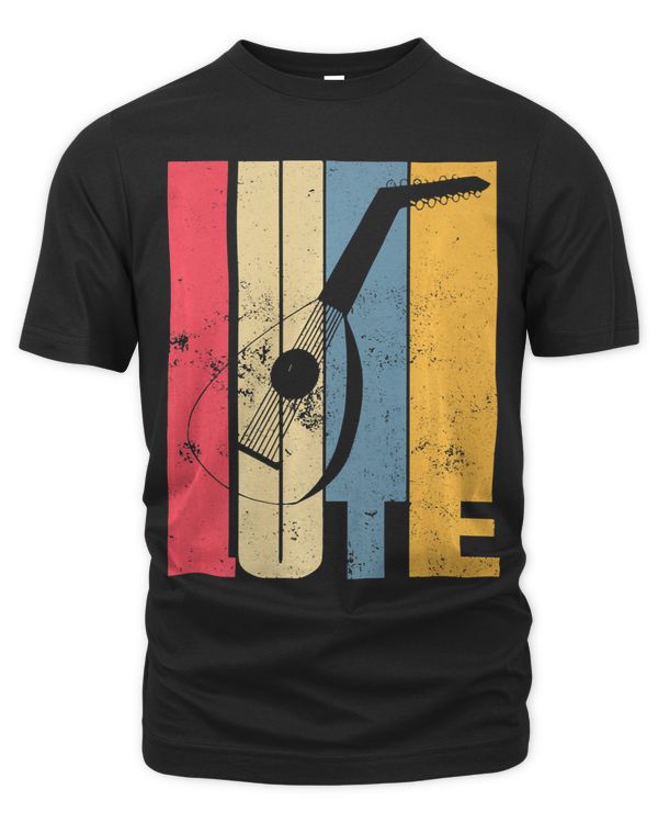 Vintage Colorful Lute