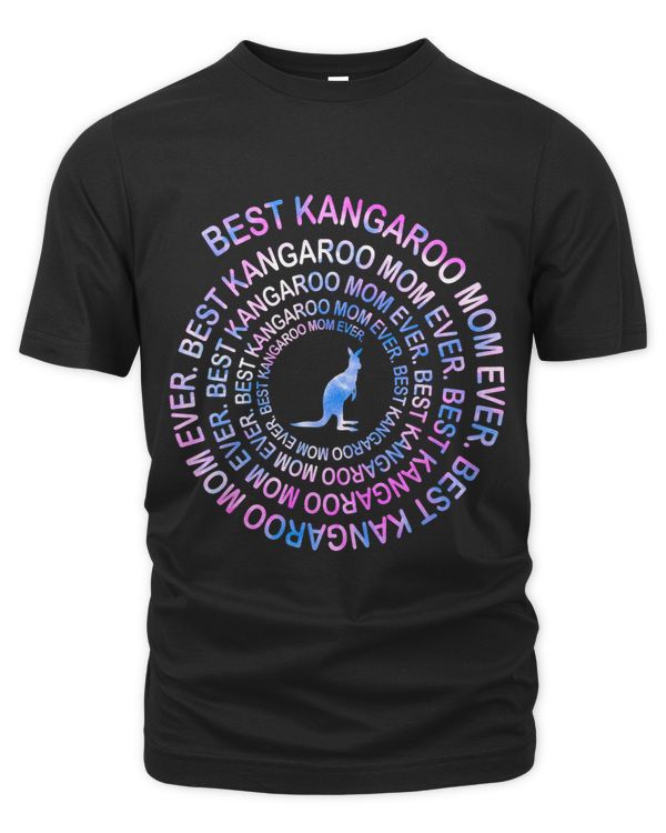 Funny Kangaroo Mom Spiral Tie Dye Gift Mothers Day