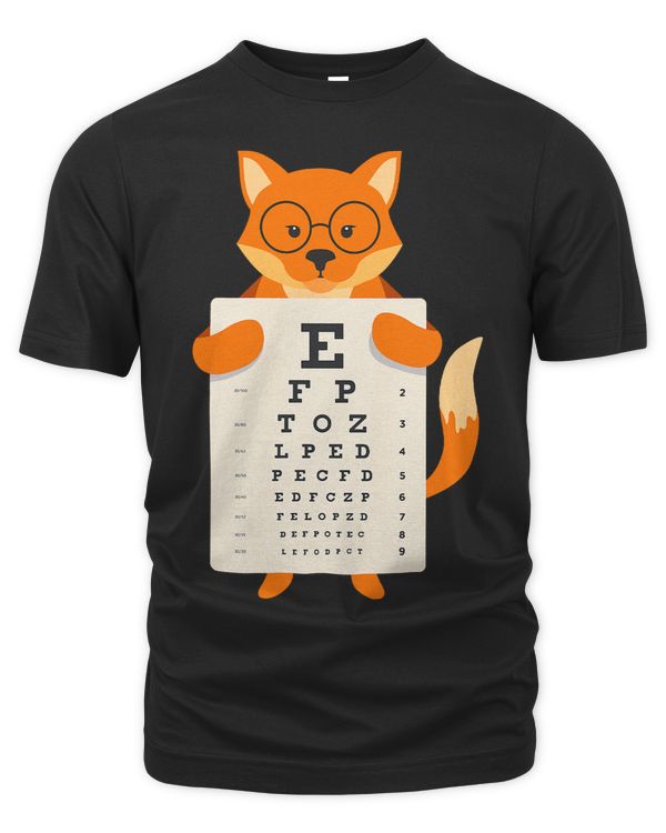 Fox Animal Childrens Glasses with Optician Vision Test Board