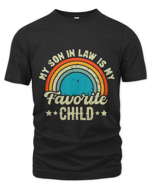 My SonInLaw Is My Favorite Child Funny Mom Retro Groovy
