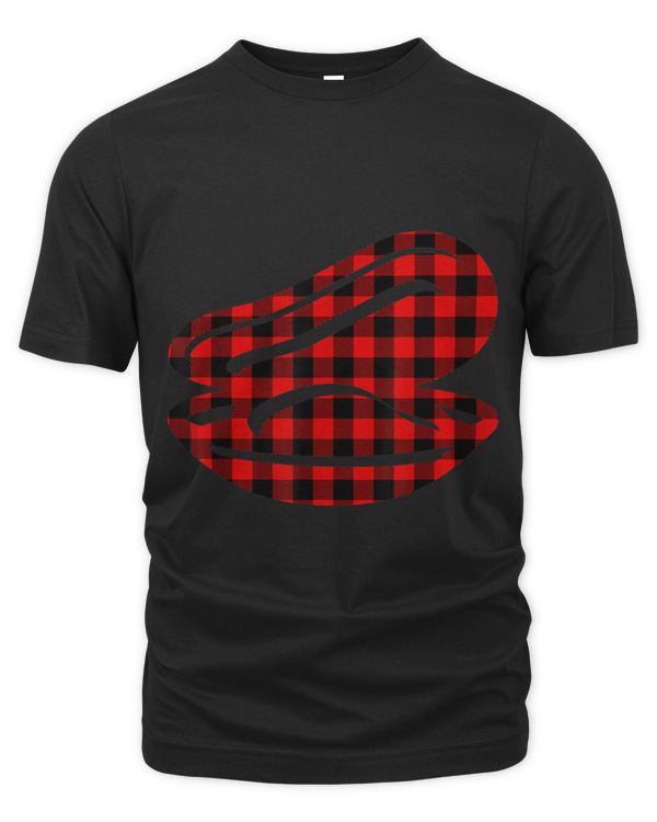 Oyster Red Buffalo Plaid Mollusc Matching Family PJ Gift