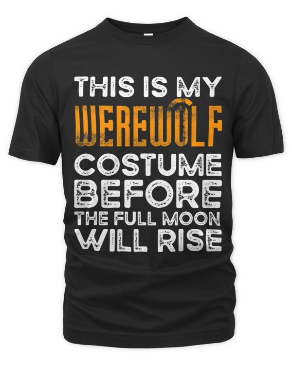 This is my werewolf costume before the full moon will rise 1