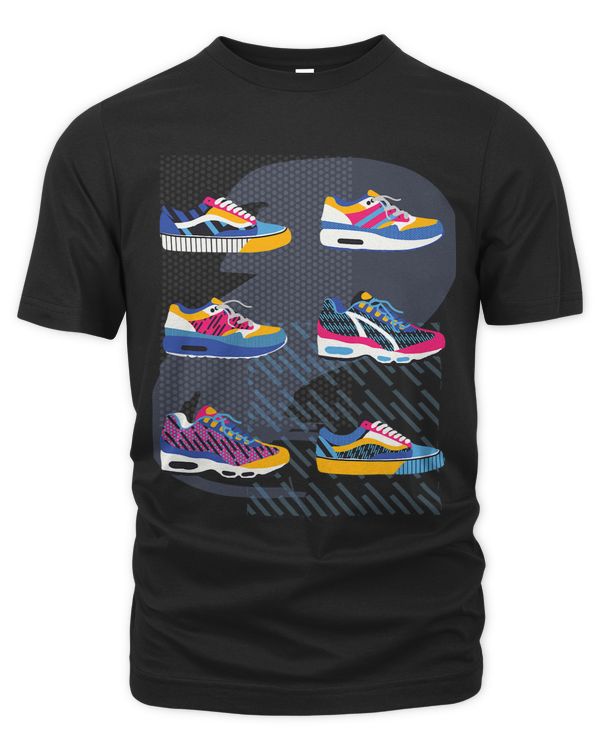 Pop Art Retro 60s 70s Vintage Graphic Artist Sneaker Shoes