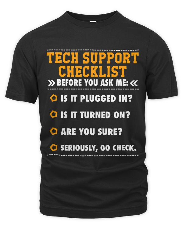 Tech Support Checklist Gift Idea