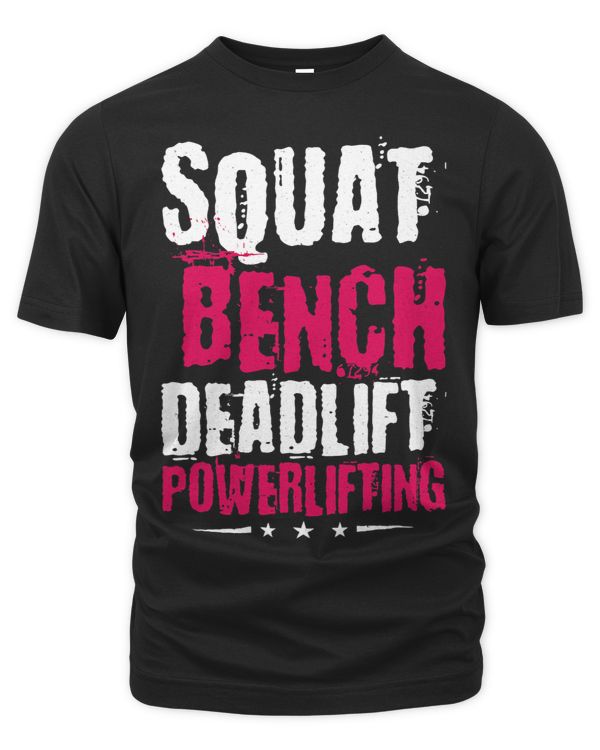 Powerlifting Squat Bench Deadlift Design For Men Lifters