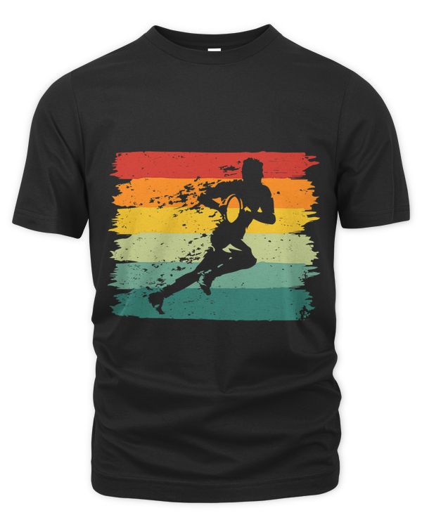 Funny Rugby Player Vintage Retro Style