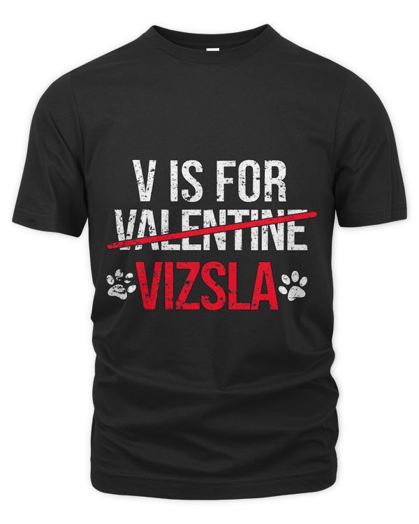 V Is For Valentine Vizsla Dog Lover Funny Valentines