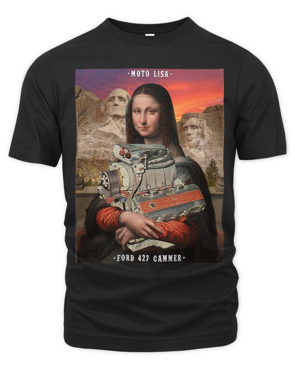 V8 Moto Lisa 427 Cammer Vintage Mona Lisa Mt Rushmore Retro