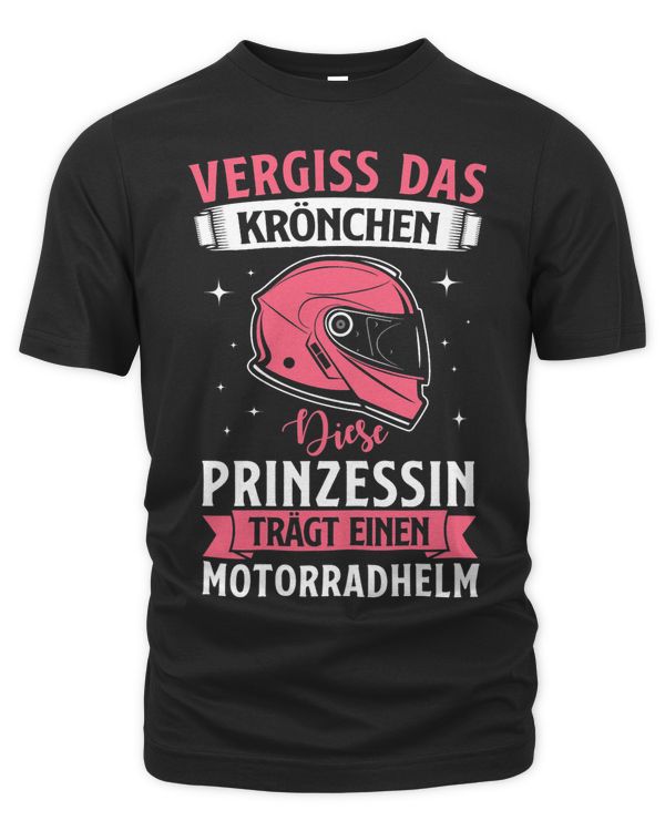 Womens Forget the crown this princess wears motorcycle helmet
