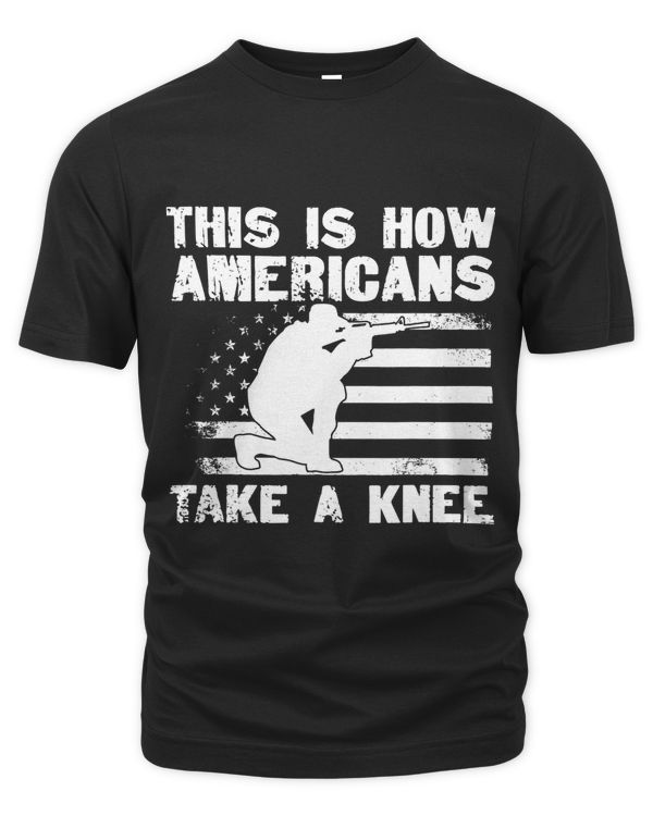 Distressed US Flag This Is How Americans Take A Knee