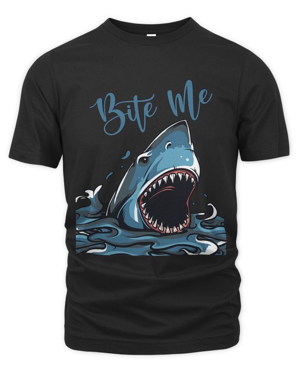 Funny Shark Bite Me