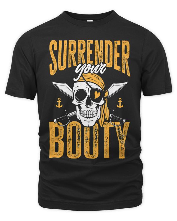 Funny Pirate Booty Shirt Men Jolly Roger Women Freebooter 31 68