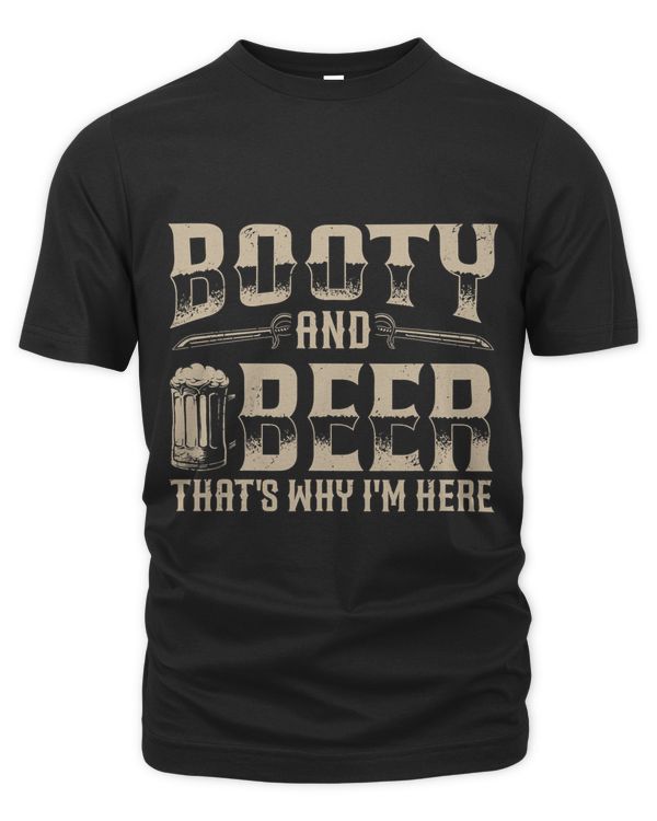 Funny Pirate Booty Shirt Men Jolly Roger Women Freebooter 32 68