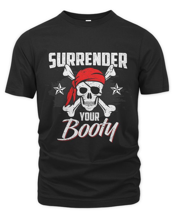Funny Pirate Booty Shirt Men Jolly Roger Women Freebooter 32