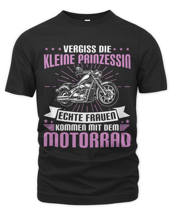 Womens Motorcyclist sayings real women come with the motorcycle