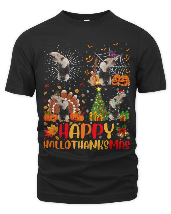 Halloween Thanksgiving Christmas Anteater Hallothanksmas