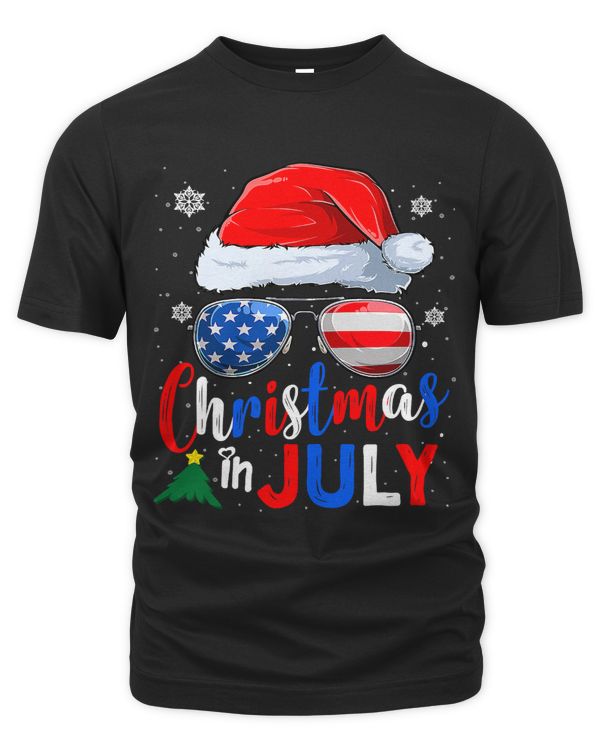 christmas in july santa hat sunglasses summer celebration 116