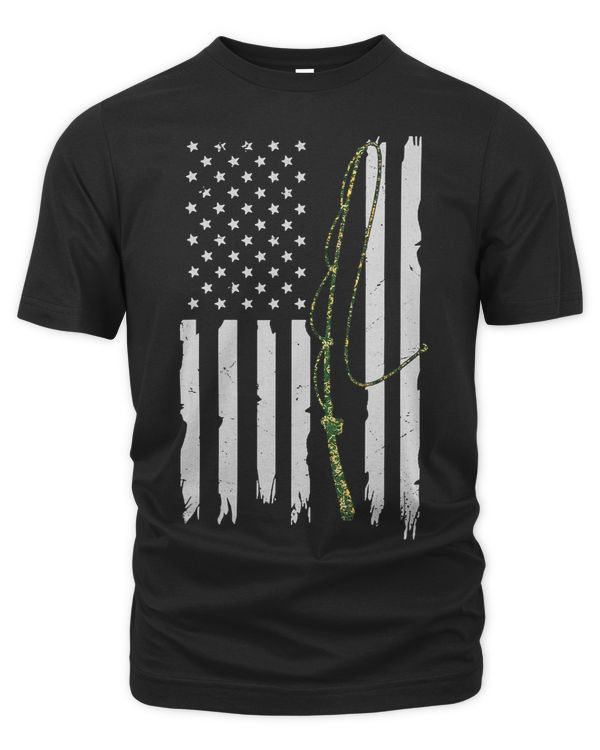 Fishing Fish Vintage American Flag Fishing 41 Fisher Hook