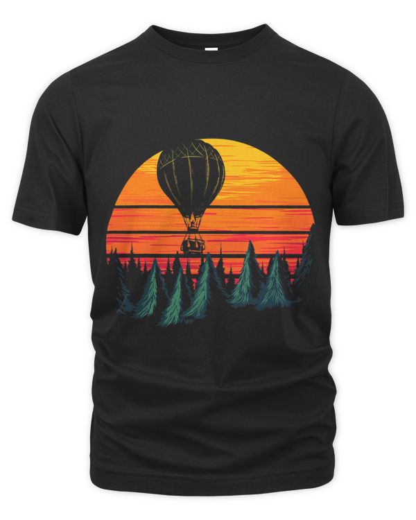 Retro Hot Air Balloon Adventure Ballooning