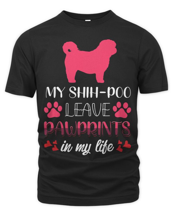 My ShihPoo Leave Pawprints Cute Dog Lovers ShiPoo