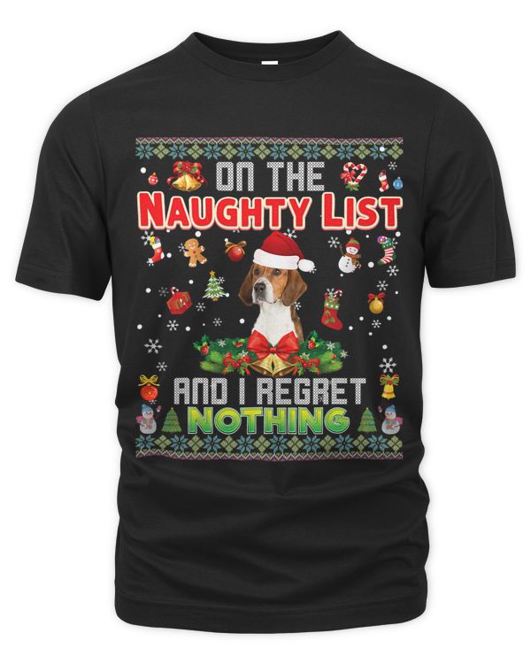 On The Naughty List And I Regret Nothing English Foxhound