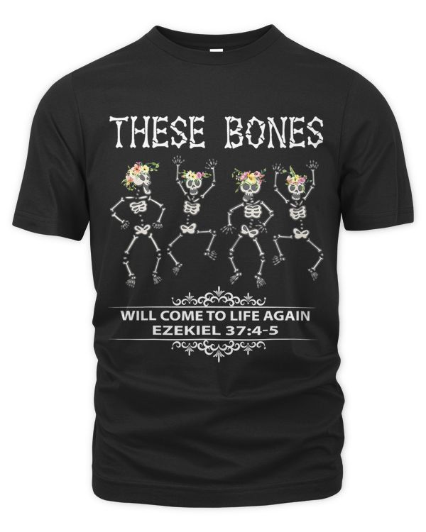 These Bones Funny Coming To Life Again Four Skeletons