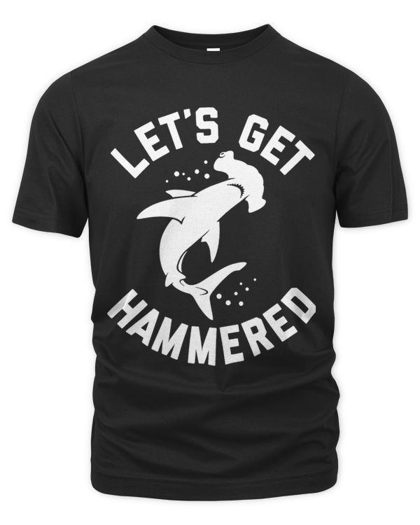 Trendy Lets Get Hammered Shark Humor