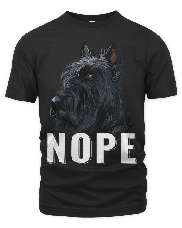 Nope Lazy Scottish Terrier Funny Dog Lover Pet Owner