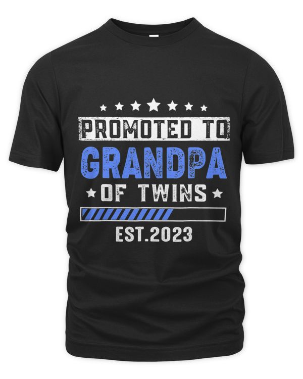Twin Baby Shower Dad Promoted To Grandpa Of Twins Est 2023