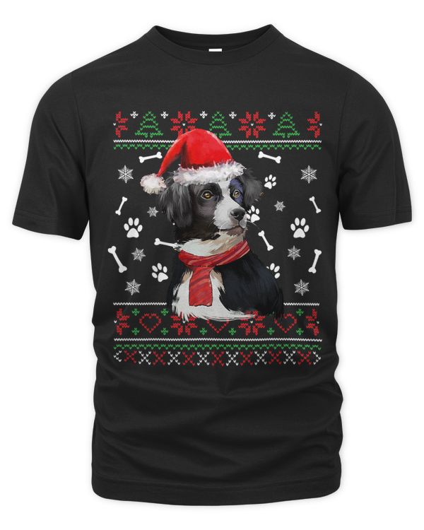 Ugly Sweater Christmas Aussie Dog Santa Hat Pajama Xmas 201