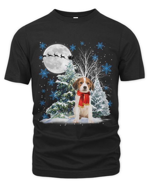 Kooikerhondje Under Moonlight Snow Christmas Pajama 93