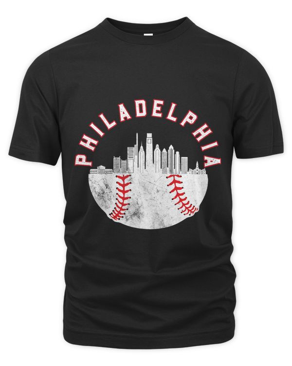 Vintage Philadelphia Skyline Retro Philly Cityscape