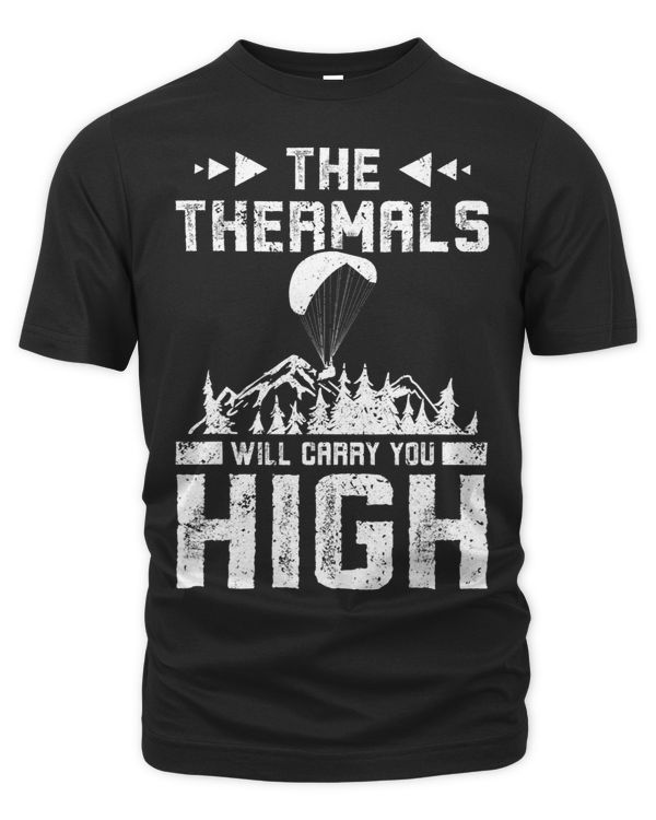 The thermals will carry you high Paragliding