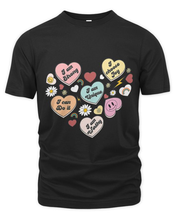Conversation Hearts Groovy Valentines Day Cute Teacher