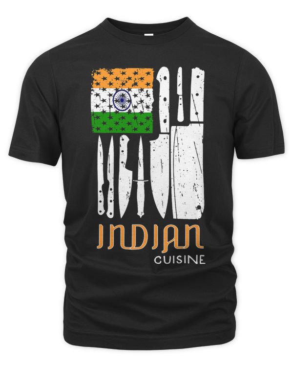 Indian Cuisine Culinary Chef Knives India America USA Flag