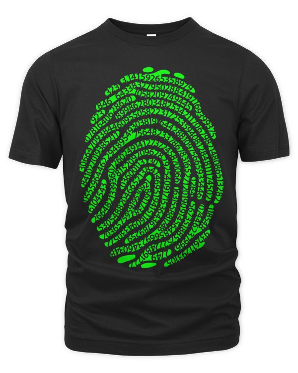 Irrational number Pi symbol infinity fingerprint math