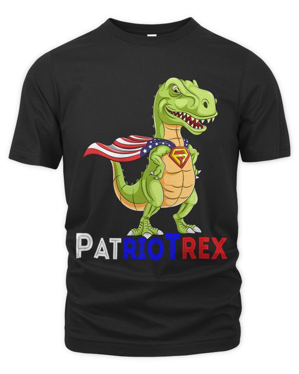 Celebrate 4th of July America Independence Dinusaur Trex Kid 4