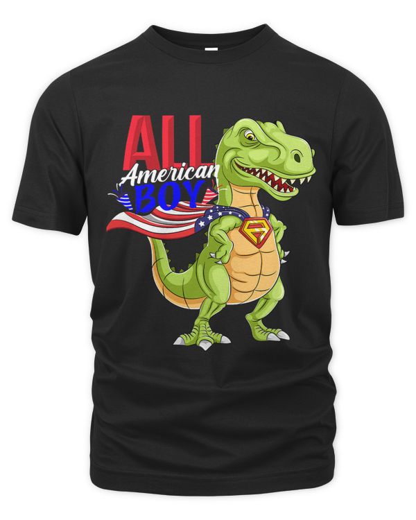 Celebrate 4th of July America Independence Dinusaur Trex Kid 6