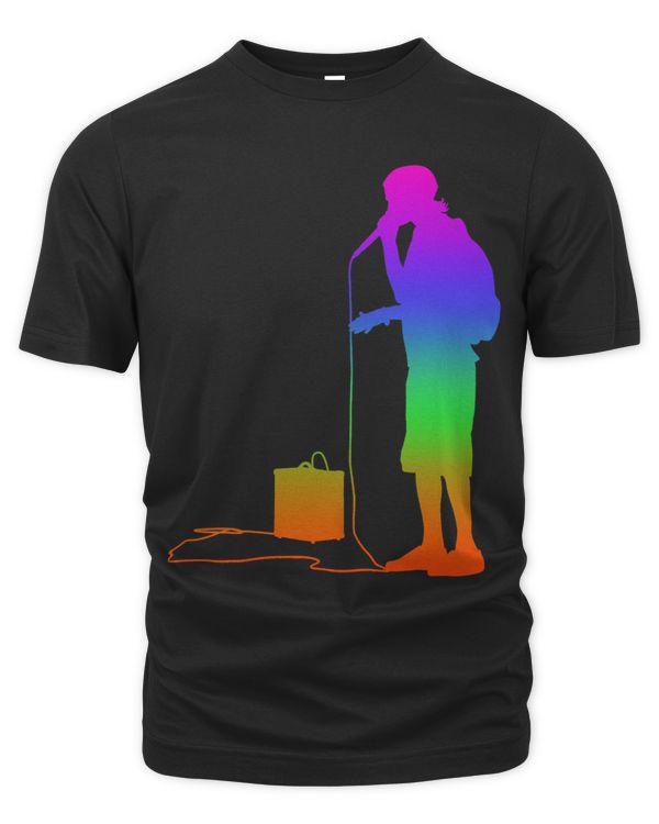 Beatboxing Shadows in Rainbow Color