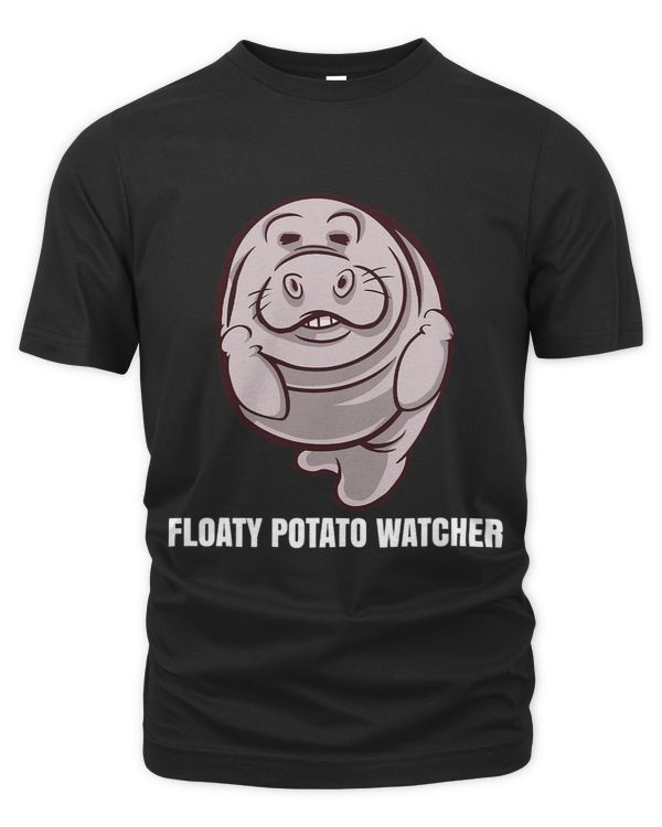 Floaty Potato Watcher Funny Marine Biologist Manatee Pun