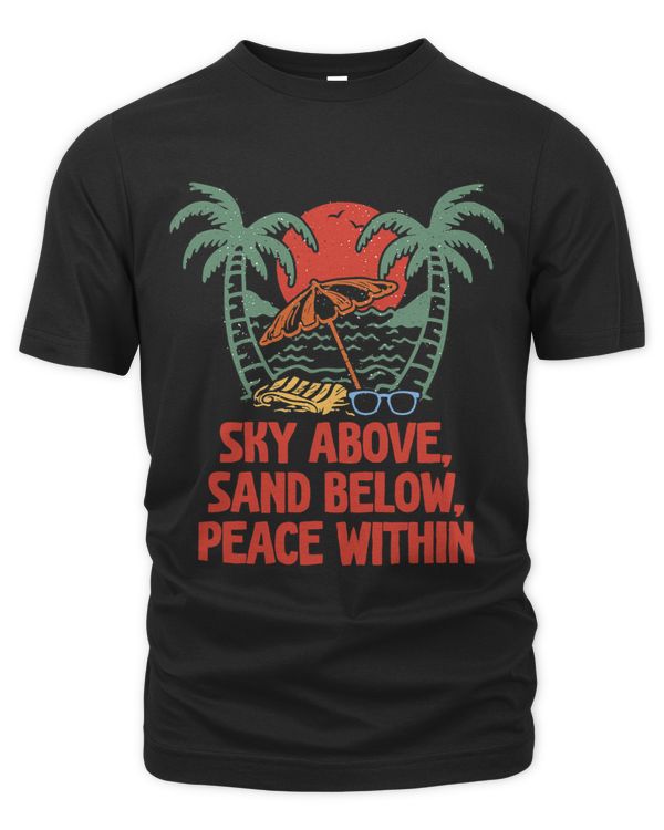 Sky Above Sand Below Peace Within Beach Surfing Ocean Surfer