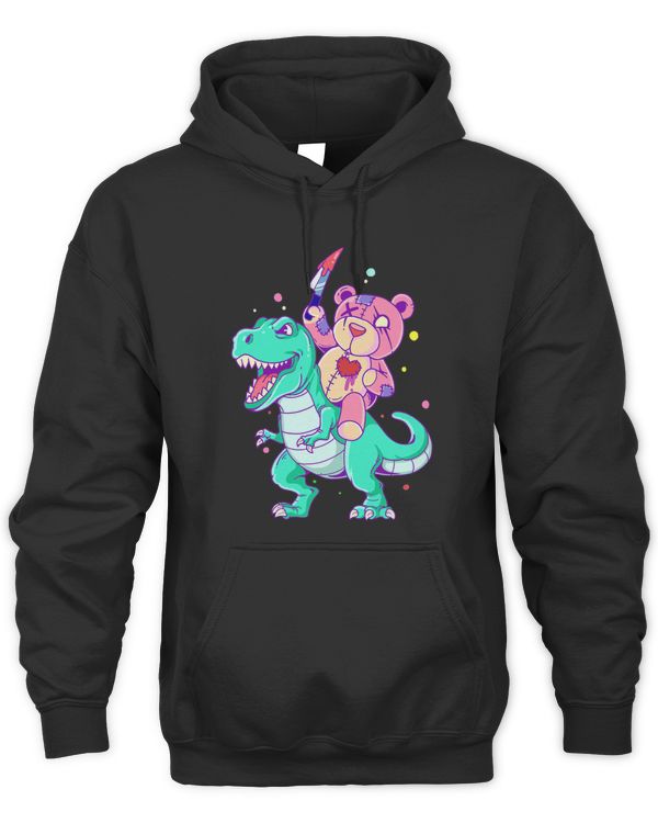 Pastel Goth Creepy Teddy On Rex